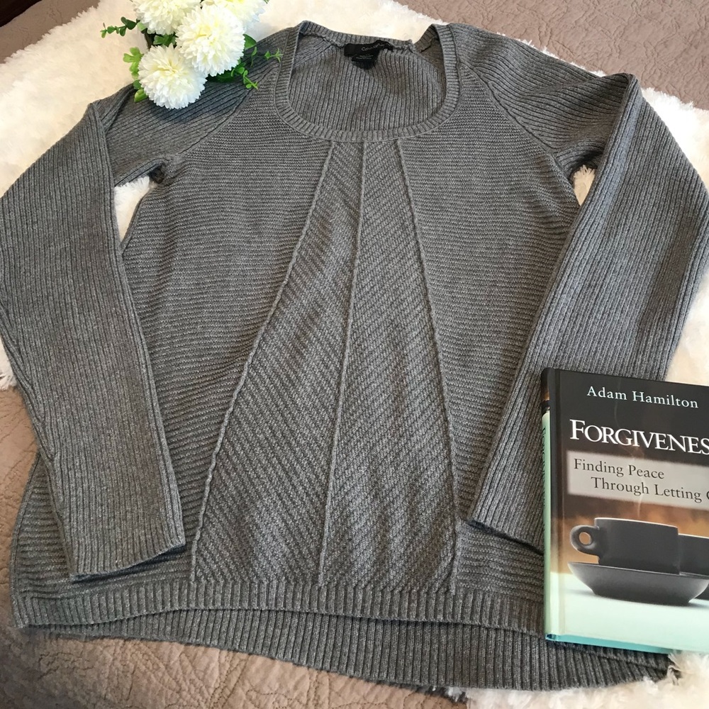 Calvin Klein Jeans grey sweater size L